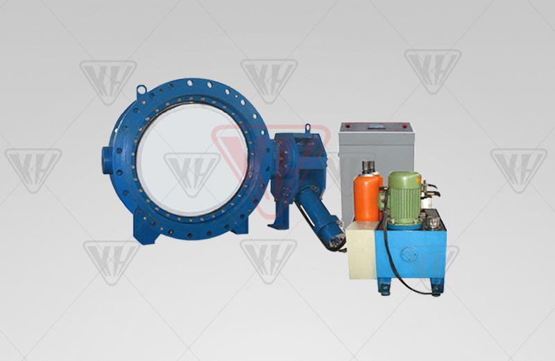 Accumulator type liquid control slow closing butterfly valve -Shanghai Kaihe Valve Group Co., Ltd.