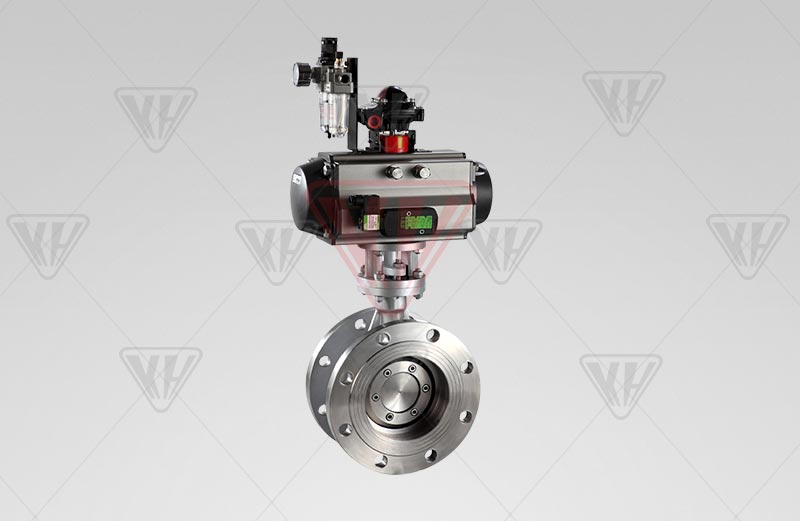 Pneumatic rigid sealing flange butterfly valve-Shanghai Kaihe Valve Group Co., Ltd.
